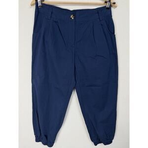 Halara Pants Womens L Blue Jogger Casual Pockets Minimalist Casual Longe
